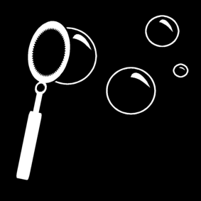 blow bubbles